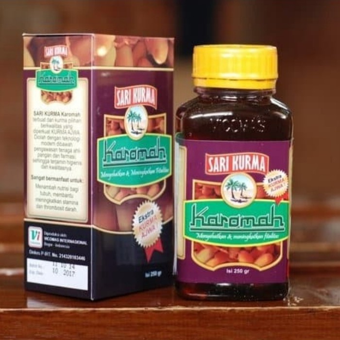 

Sari Kurma Karomah Plus Kurma Ajwa | KAROMAH