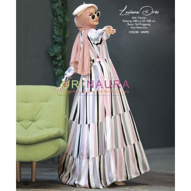 lusiana Dress by ori naura - dress viscose