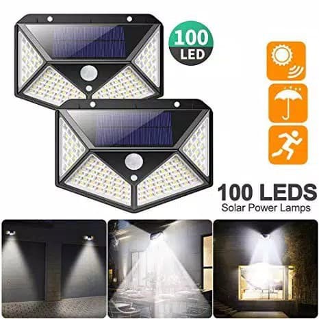 Lampu taman  Solar/lampu Inreraction Wall Lamp 100 LED / lamp Taman 100 LED/lampu led