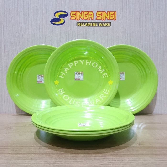 SINGA SINGI 1/2 / 1Lusin Piring Makan 10 Inchi | Piring Melamin | Piring Melamine