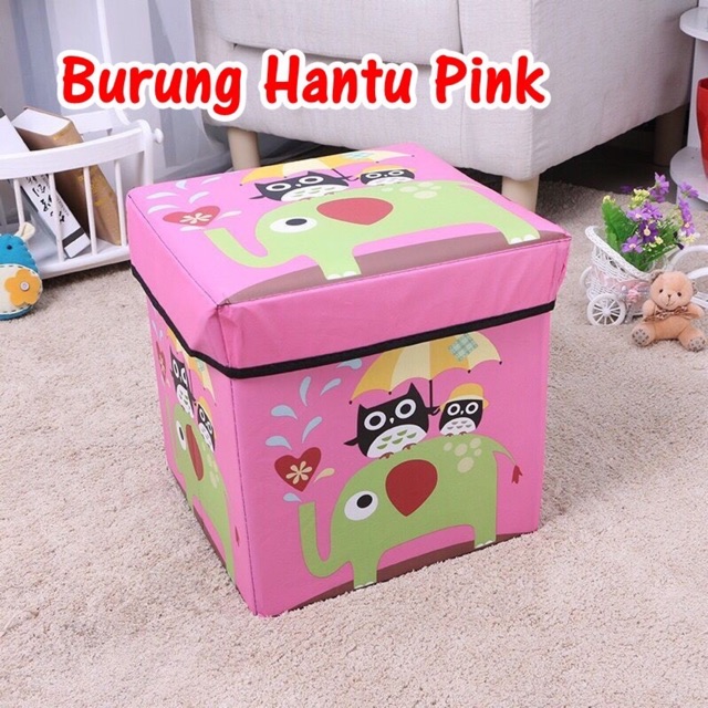 Animal Storage Box bangku organizer multifungsi kursi lipat organiser  bisa untuk simpan barang