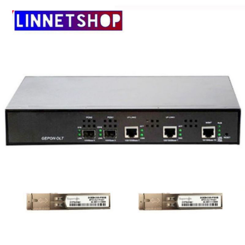 EPON OLT 2PON Ports FTTH CATV Carrier grade high density Fiber Optik