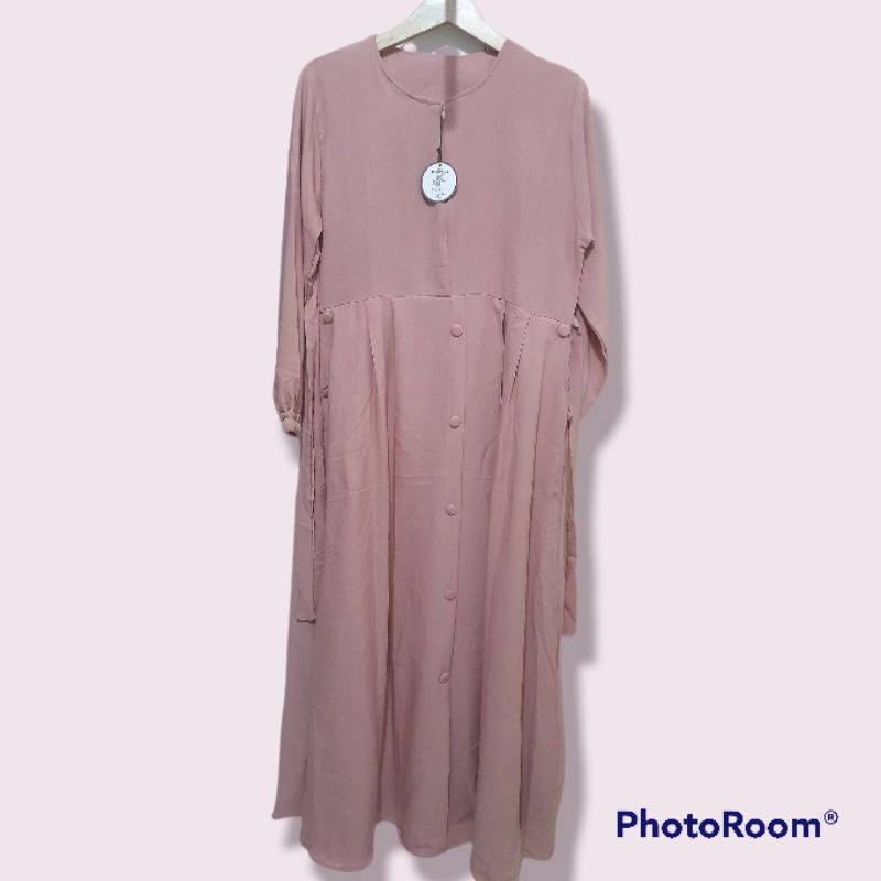 Gamis syakilla Polos by Poetri