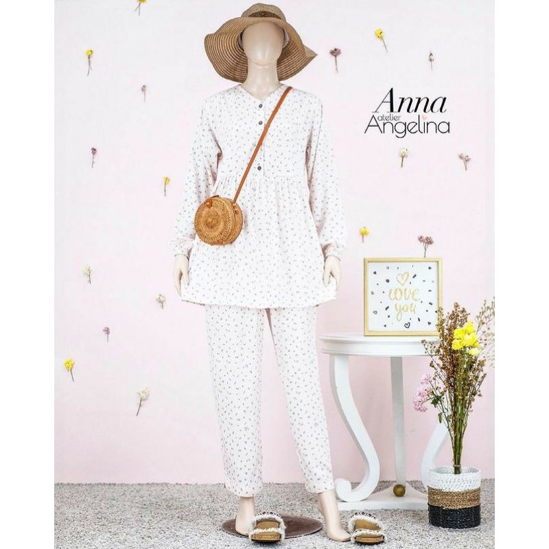 Atelier Angelina Anna pajamas vintage floral size XL#atelierangelina #pajamas #piyama