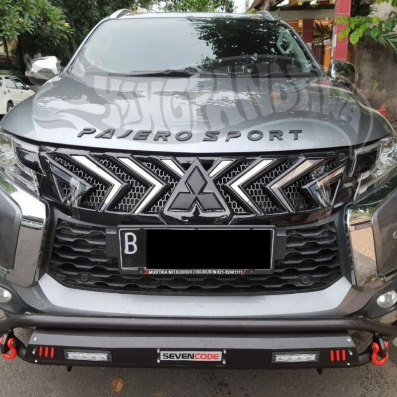GRILL DEPAN - ALL NEW PAJERO SPORT 2016 2019 - MDL ROCKFORD STYLE