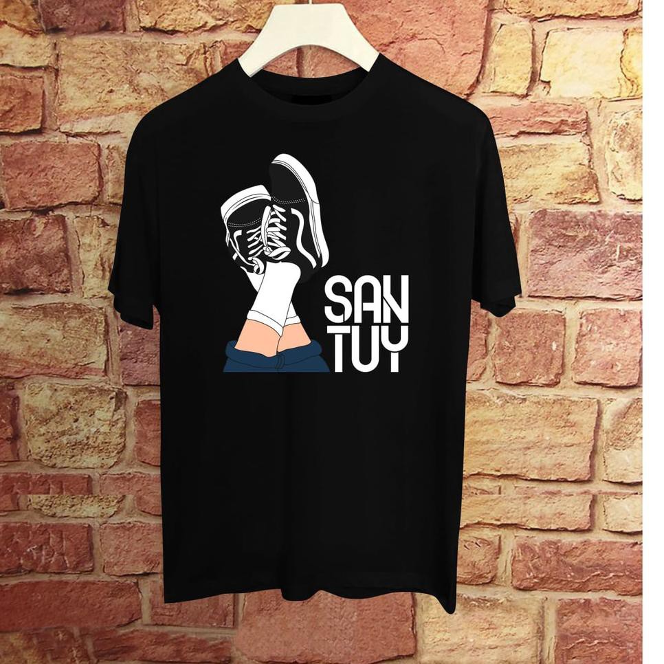 COD shopee.. GROSIR KAOS SANTUY SEPATU KAOS PRIA KAOS OBLONG KAOS DISTRO PAKAIAN PRIA ATASAN PRIA K