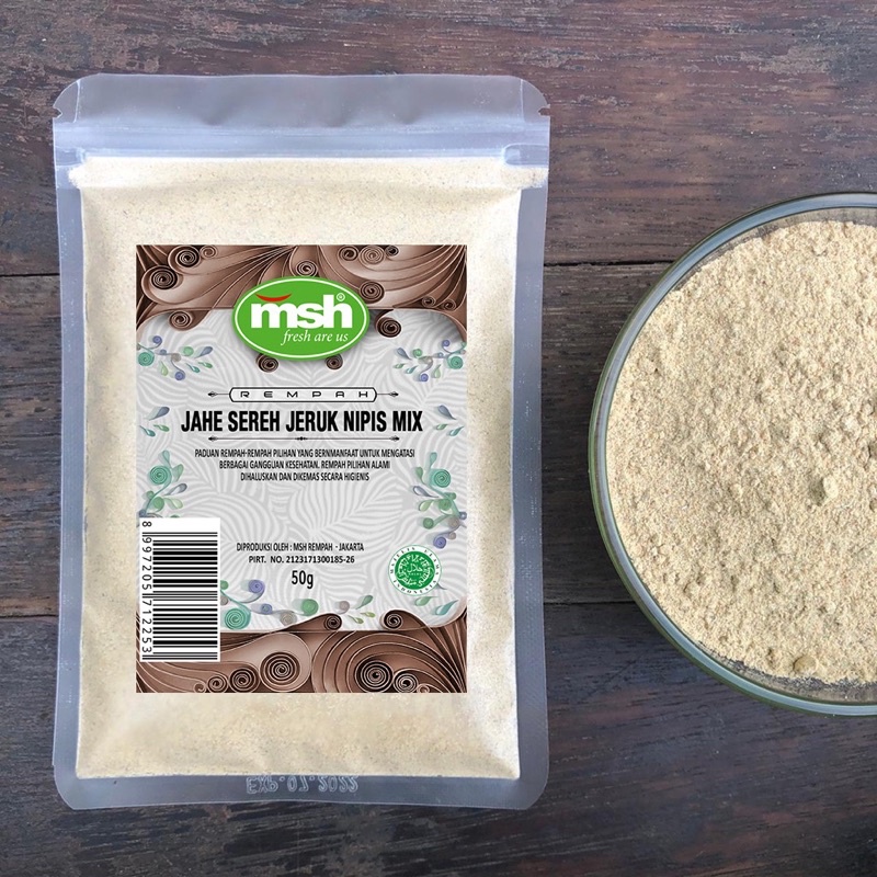 

MSH Jahe Sereh Jeruk Nipis Bubuk Mix 50 g