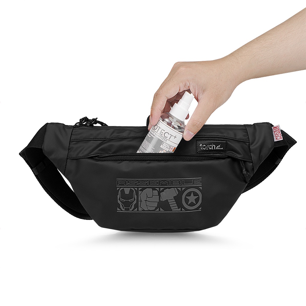TORCH Depok Avengers Full Power Icon TORCH Togane Waist Bag Belt Black