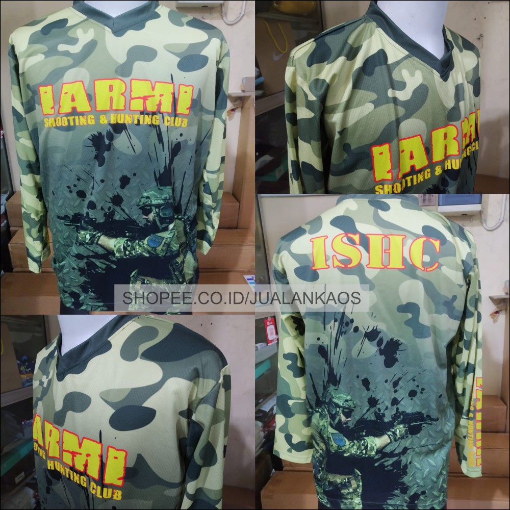 Baju Kaos Jersey TNI 03 Printing Custom
