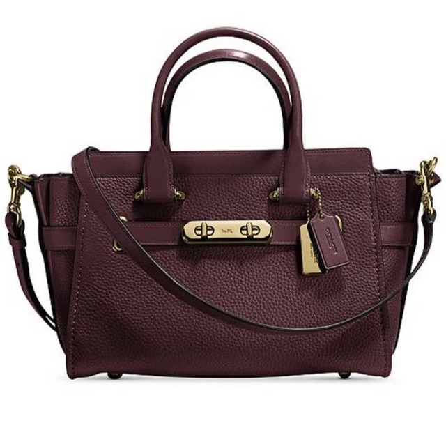 coach swagger 27 oxblood