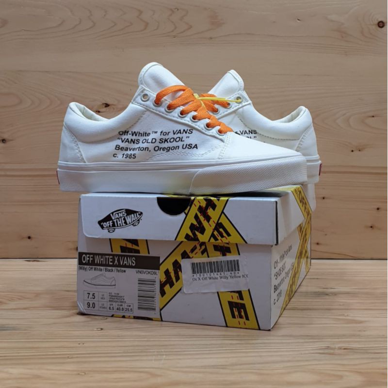 Vans Oldskool X Off White Willy Yellow