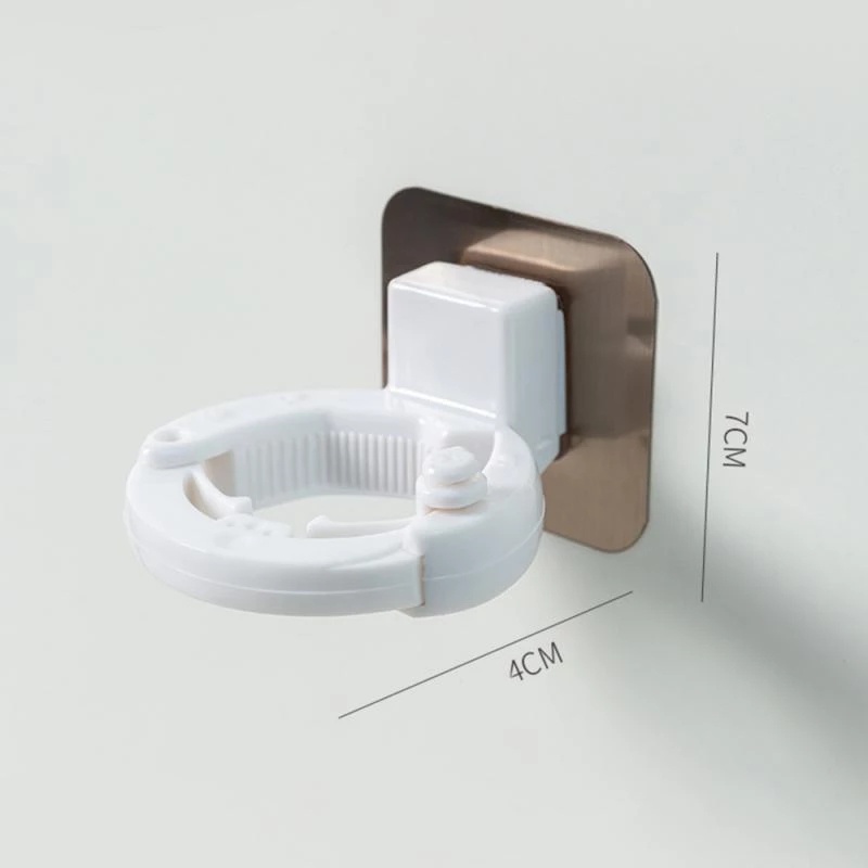 Home Wall Hanging Waterproof Shower Gel Storage Hooks / No-punching Self Adhesive Shampoo Bottle Hanger