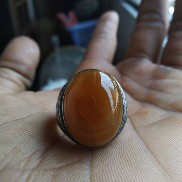 Natural Cincin Fosil Mani Gajah Madu Sumatra Ready Liontin Mani Gajah Putih Munta Besi Badar Emas Shopee Indonesia