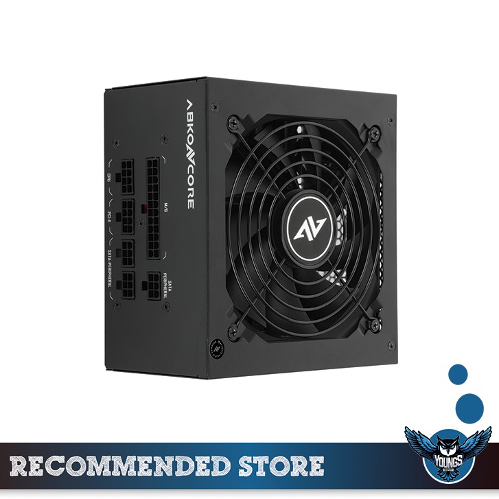 PSU ABKONCORE MIGHTY 500W 80+ Full Modular Power Supply Garansi 7 Tahun