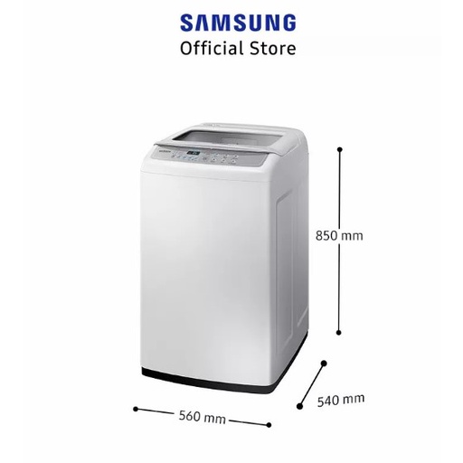 Samsung Mesin Cuci 1 Tabung 9Kg Anti Lilit WA90H4200 Top Load 90H4200