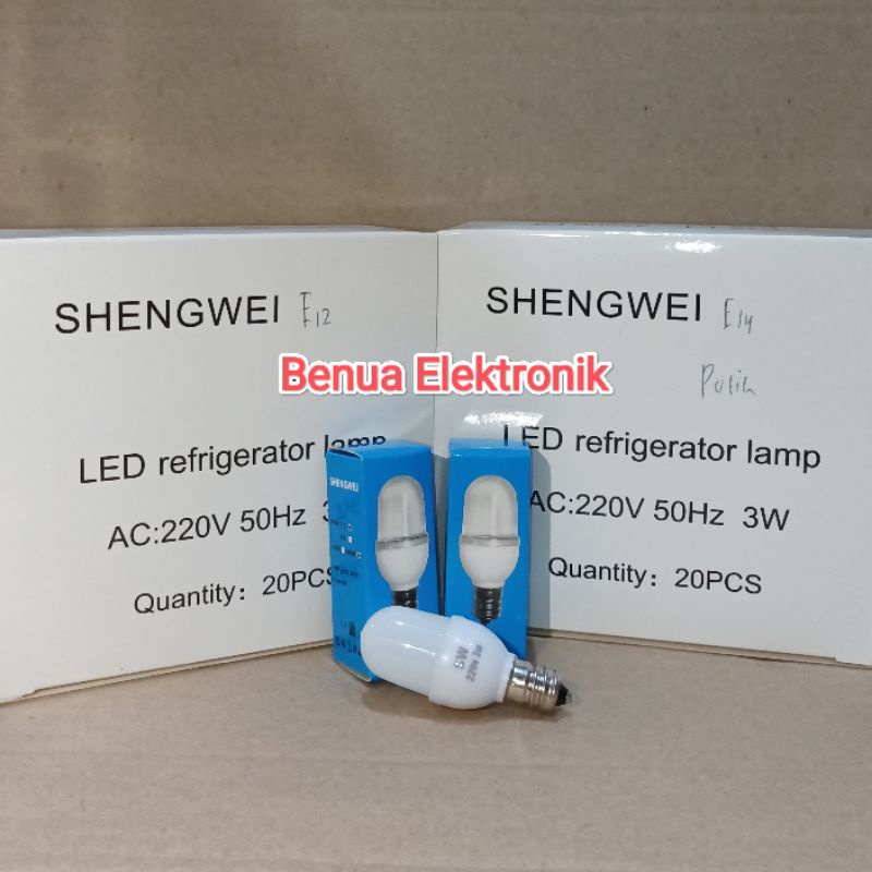 Promo Lampu Kulkas LED Fitting E-12 & E-14 E12 E14