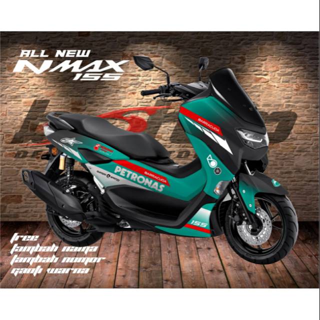 Sticker Decal NMAX New 2020 Hijau Petronas