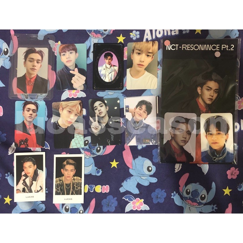 photocard lucas owhat, polaroid, cashbee