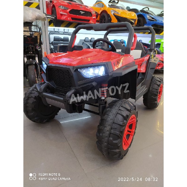 Mobil Aki Anak Jeep Cherokee Exotic Red 2 Seater