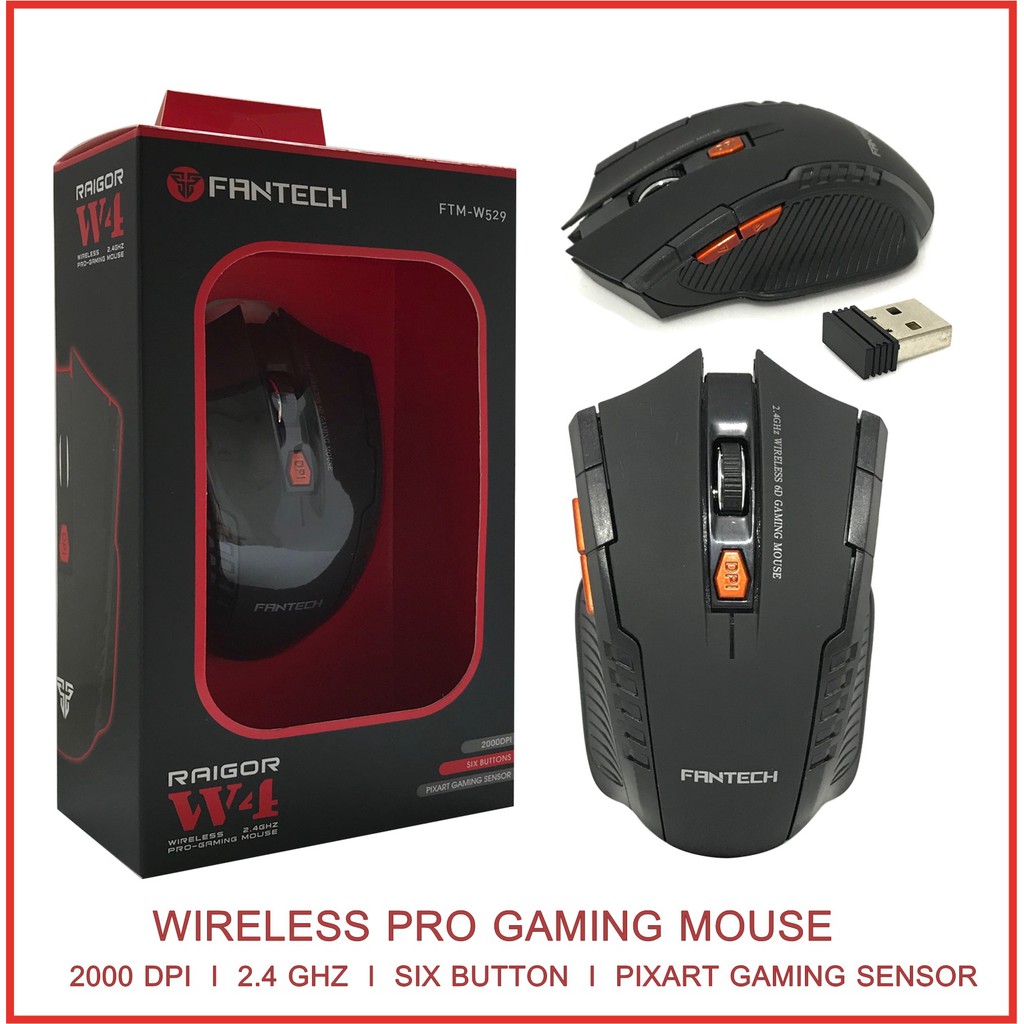 Mouse Gaming Wireless Fantech RAIGOR W4 2 4 GHZ Shopee Mouse Gaming Wireless Fantech RAIGOR W4 2 4 GHZ Shopee