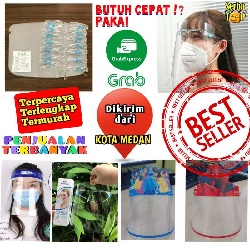 Face Shield Kacamata - Faceshield Nagita Bening - Mika Faceshield Kacamata - Termurah Se Kota Medan