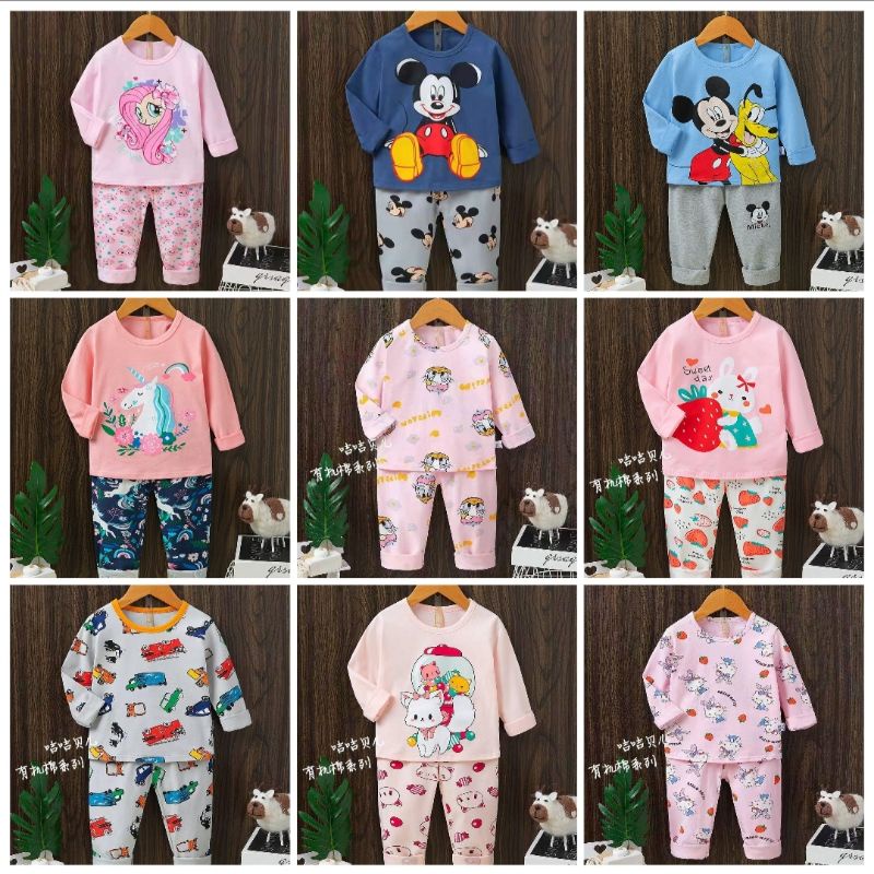 Grosir Piyama kubao dan jijibeier 24 set