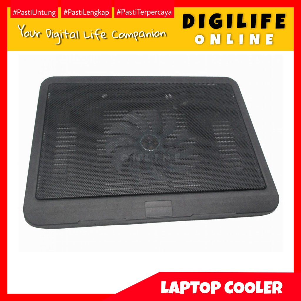 Cooler Pad Laptop NAJU Kipas Pendingin Radiator Cooling Fan Base