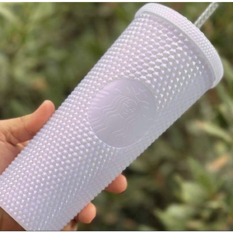 Tumbler starbucks bling 2021 icy white