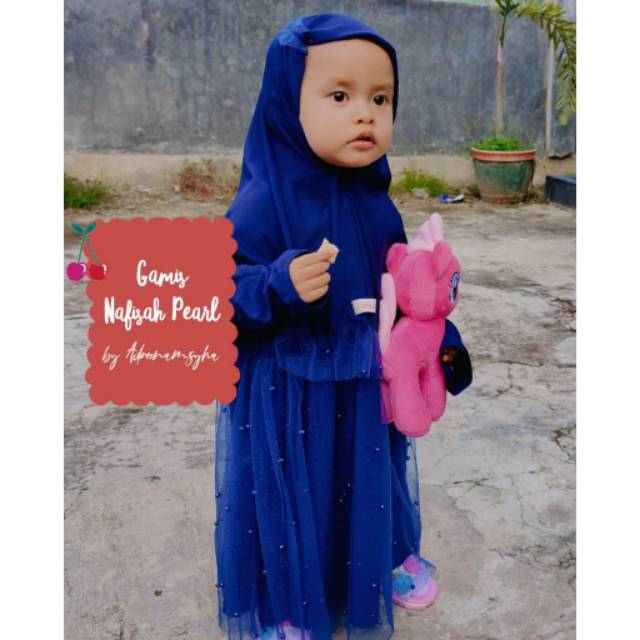 Gamis Nafisah 0-3 Tahun / Gamis Anak / Gamis Bayi Free Pouch