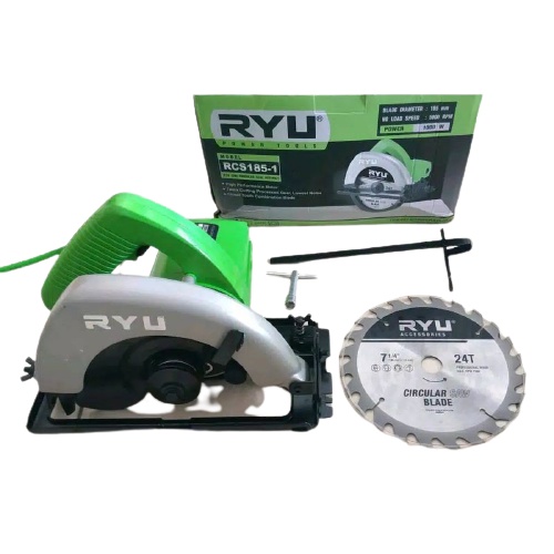 PROMO PAKET TUKANG KAYU!!! Mesin Grinda ryu + Mesin Bor 10mm RYU + circular ryu circular saw ryu + planer