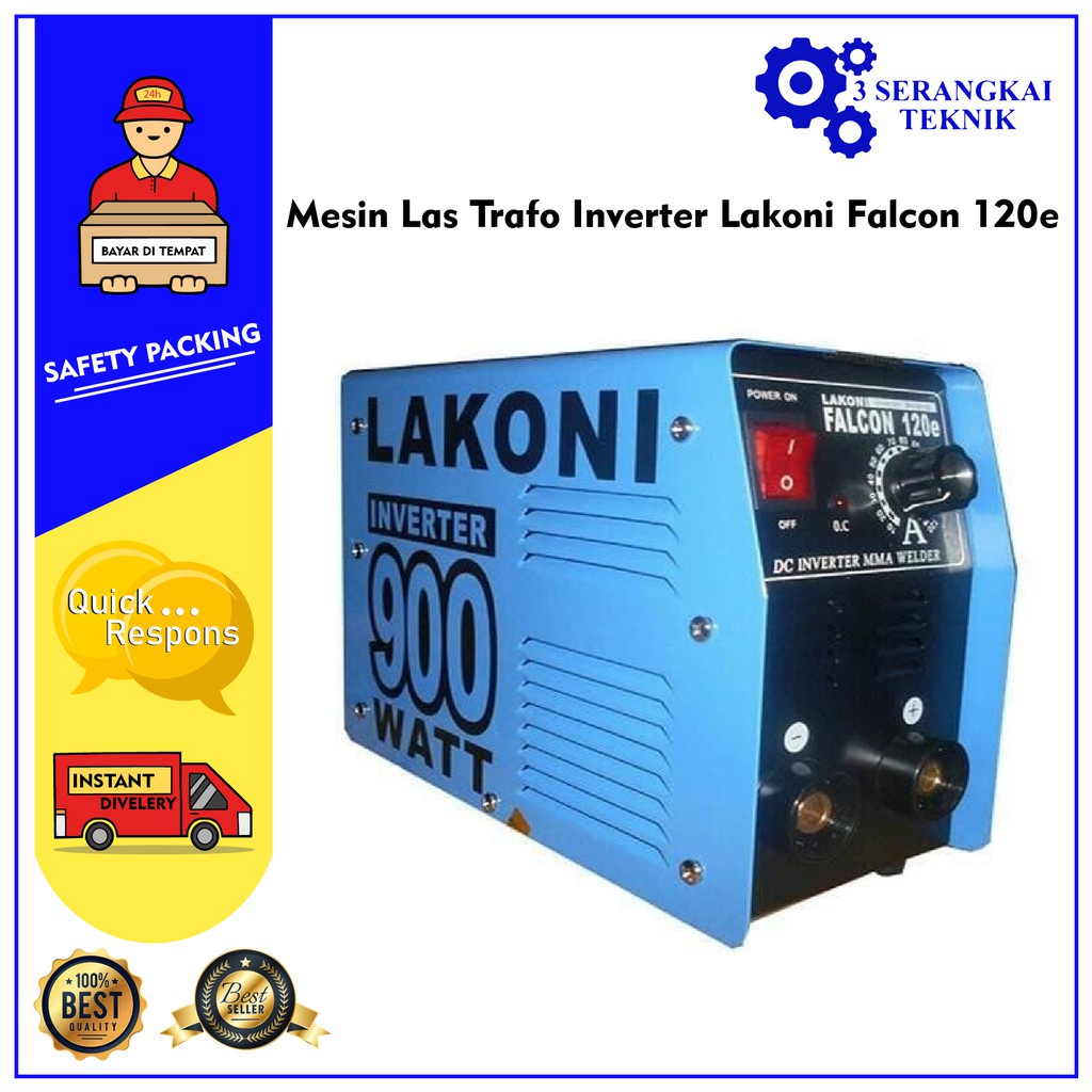 Mesin Trafo Las Inverter 120A 900Watt LAKONI 120E