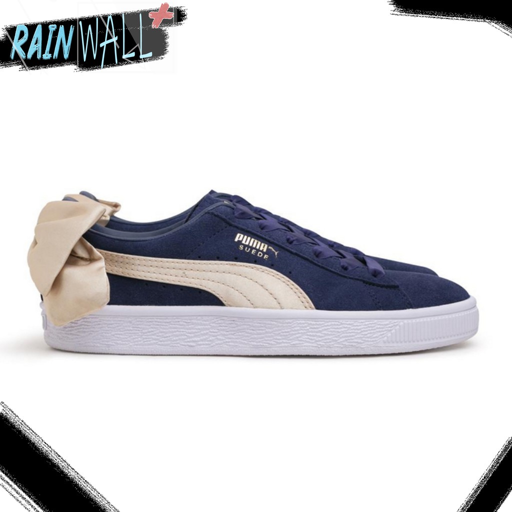 PUMA SUEDE BOW VARSITY WN S PEAC SNEAKERS SHOES SEPATU ORIGINAL 36773202
