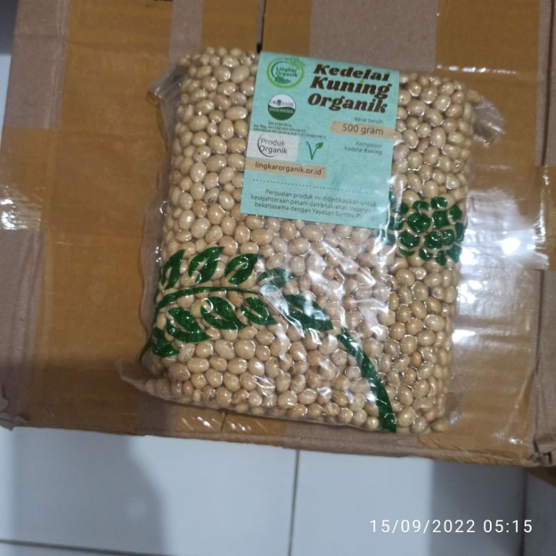 Kacang Kedelai Kuning Lingkar Organik 500 gram