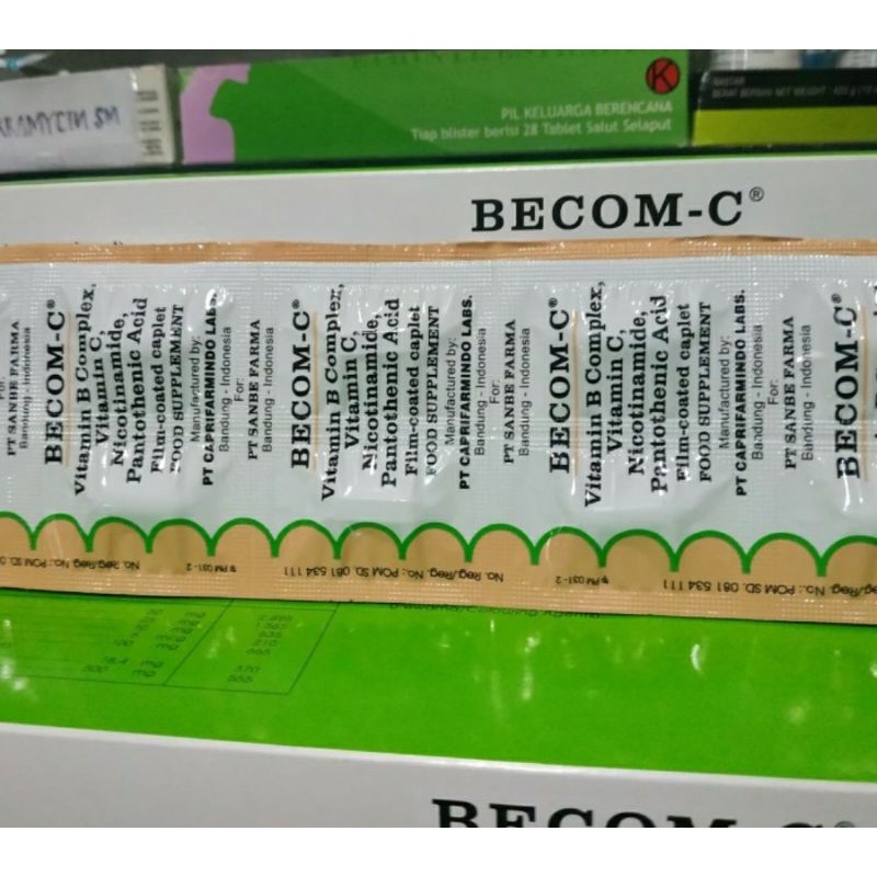 BECOM C BECOM-C. becomce 1 STRIP @10 TABLET