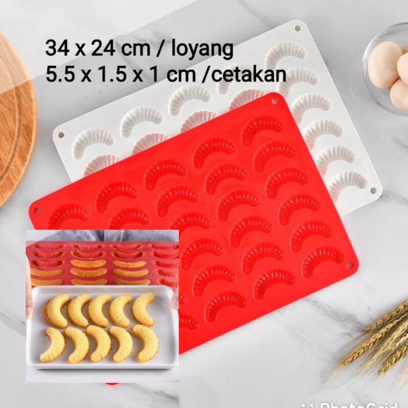 Cetakan Cookies Ulat Bulu Loyang Cookies Gummy Coklat Caterpillar Silikon Oven Anti Lengket