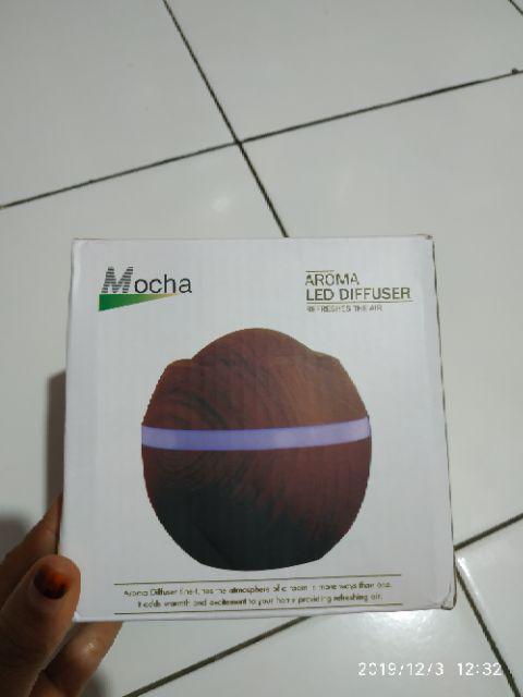 500ml Led Ultrasonic Humidifier Cool Oil Diffuser Purifier