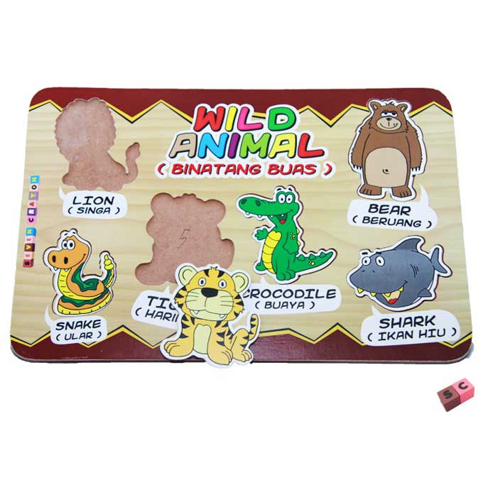 Mainan Puzzle Wild Animal