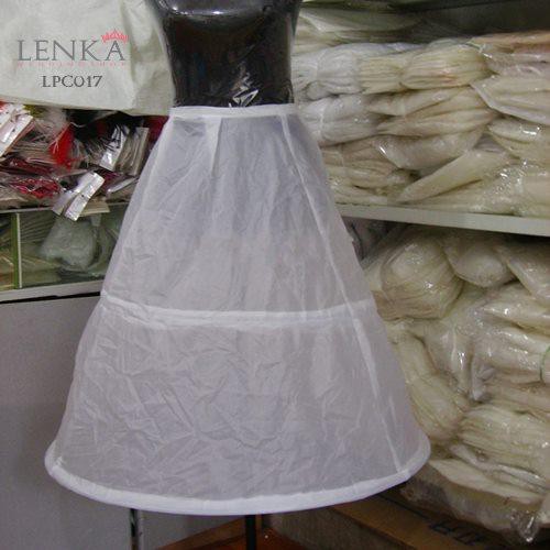 [STOK TERBATAS] PETTICOAT GAUN PESTA PENGANTIN PENGEMBANG ROK 2 RING LPC017