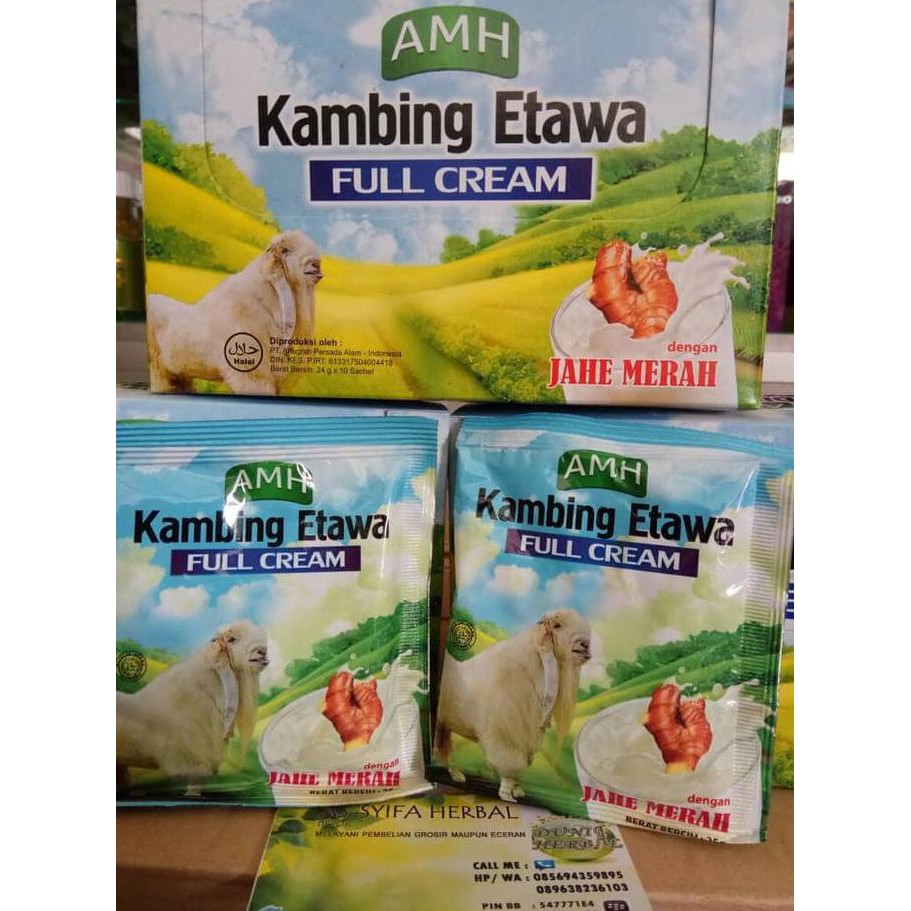

Susu kambing etawa AMH plus jahe merah TERBAIK