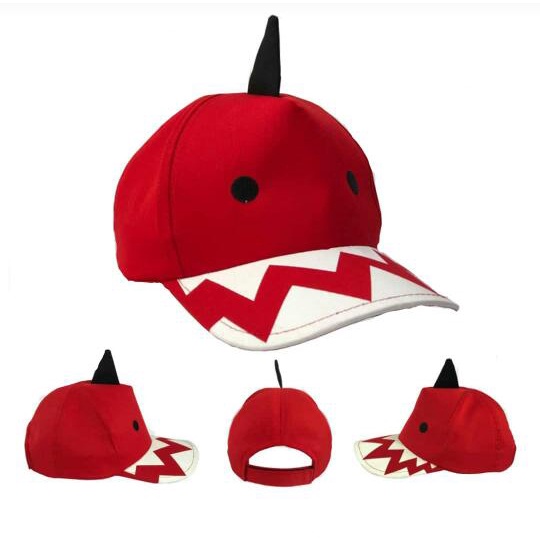 topi anak karakter dino shark bucket dan lain2
