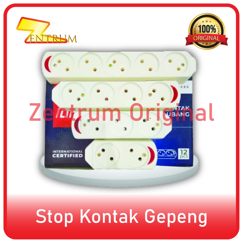 Stop Kontak Gepeng Lumment SNI 2 3 4 5 Lubang