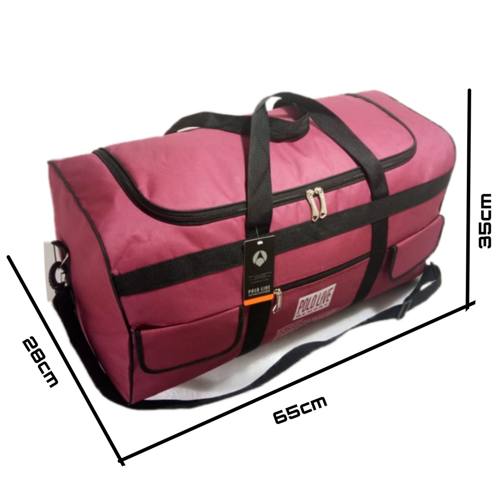 Tas pakaian travelbag jumbo POLO LIVE 70 L tas besar 441