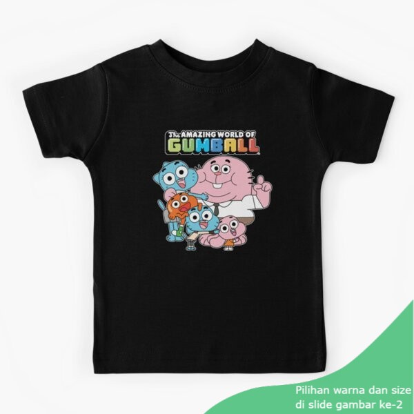 Kaos Anak Lucu The Amazing World of Gumball