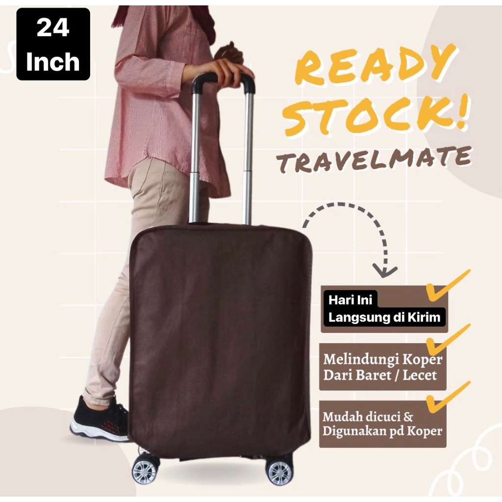 Sarung Koper 24 Inci 24inci 24inch 24 Inch Anti Lecet Pelindung Cover