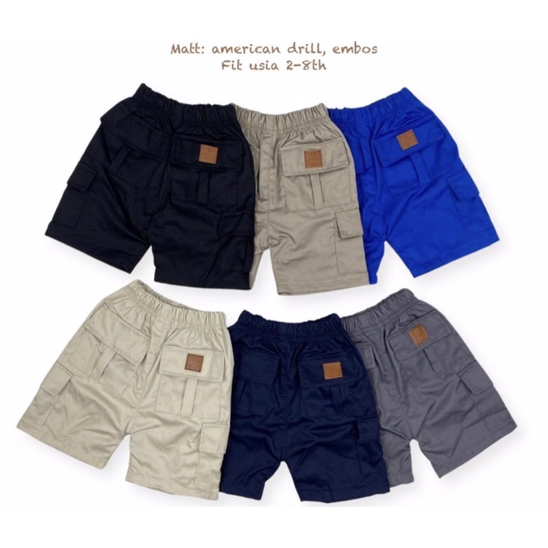 CELANA PENDEK CARGO ANAK (1 - 10 TAHUN )