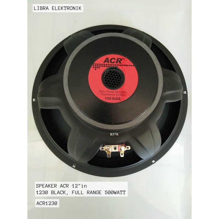 SPEAKER ACR Ukuran 12IN Type 1230 Full Range 200Watt