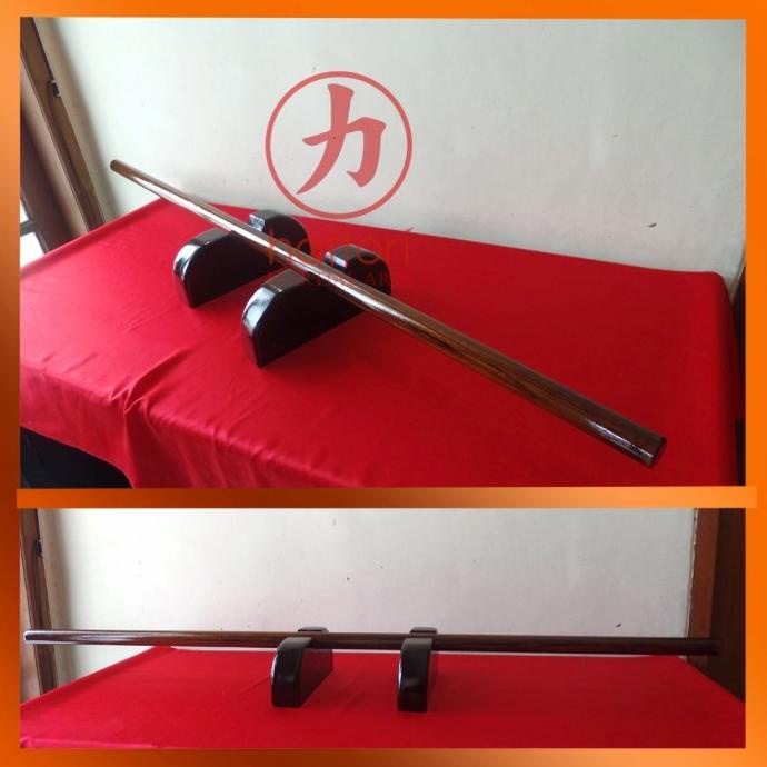 Jo Black Glossy (Tongkat Kayu Aikido)