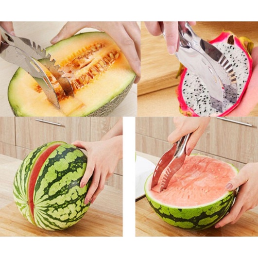 Fruit Slicer Buah Pisau Alat Pemotong Buah Semangka Baru Melon Buah Naga Cutter