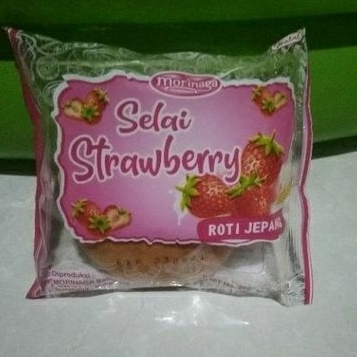 Roti Jepang Morinaga Selai Strawberry