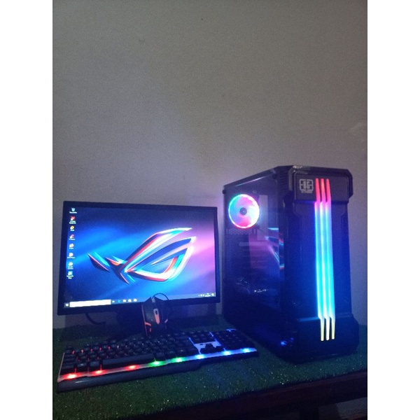 Pc gaming AMD Ryzen 5 5600G Ram 16 Gb SSD LED 24&quot;